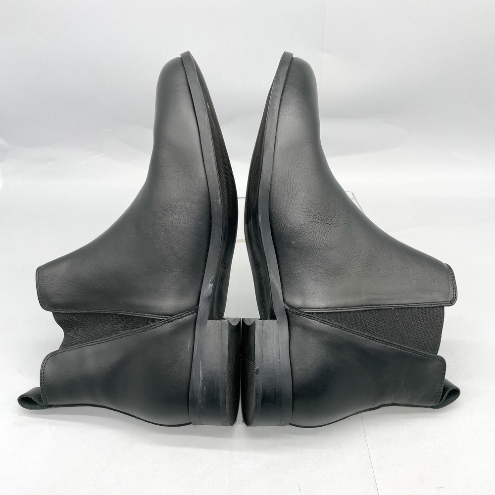 Nisolo Womens 10 Eva Everday Chelsea Boots Black Leather Pointed Toe Booties - Picture 9 of 12